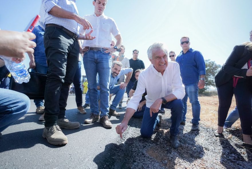 Obra na GO-080 atende a rigorosos padrões de qualidade e beneficia 15 mil pessoas 
(Foto: Reprodução/ Júnior Guimarães)