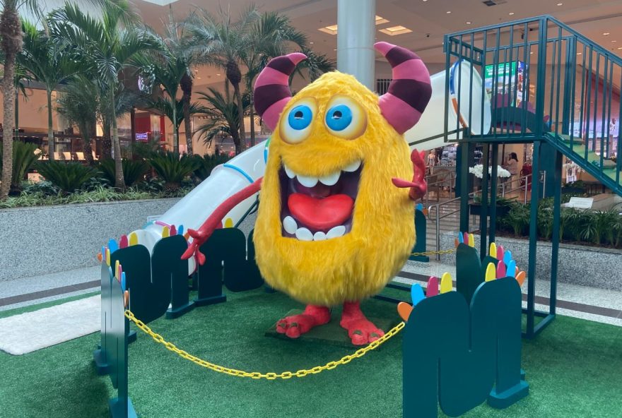 Atração é voltada para o público infantil / Foto: Goiânia Shopping