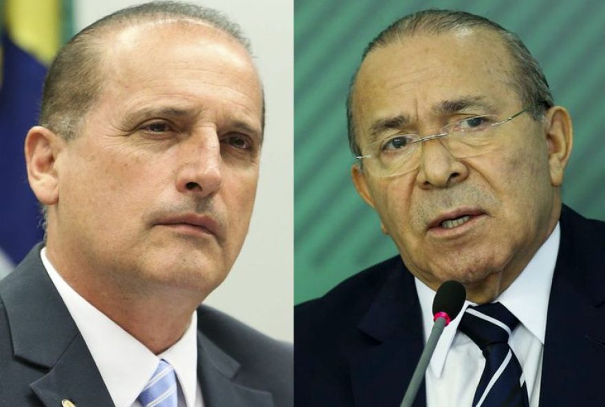 Os coordenadores da transição, Onyx Lorenzoni e Eliseu Padilha. / Montagem / Agência Brasil.