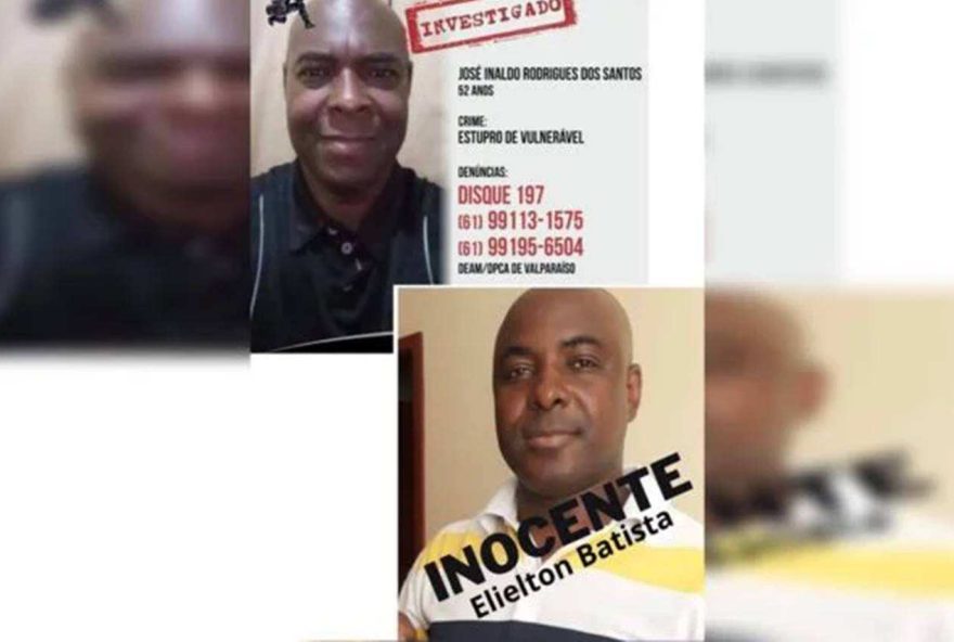 José Inaldo foi preso no dia 29 de julho, mas a foto foi divulgada apenas a partir da última segunda-feira com intuito de identificar novas vítimas do suspeito. (Foto: Reprodução)