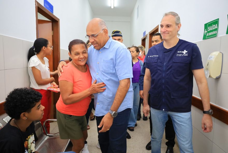 Prefeito Rogério abre a 17ª edição do programa Saúde Mais Perto de Você: “Cuidar do nosso bem mais precioso que é a saúde” (Fotos: Jackson Rodrigues)