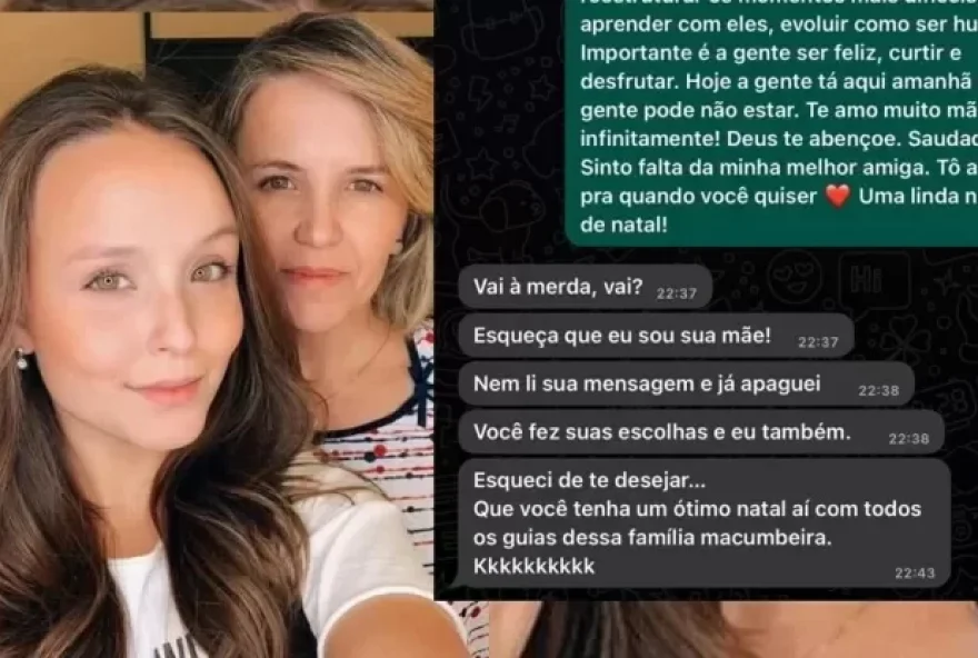 A religião do ator e da família já foi apontada como um dos motivos dos problemas entre os Larissa, André, Silvana e Gilberto. (Foto: Reprodução/Rede Globo)