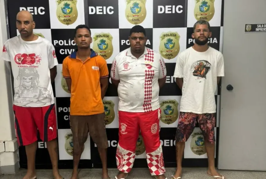 Grupo é responsável por uma série de emboscadas e ataques a torcedores rivais, durante o deslocamento de eventos esportivos, em Aparecida de Goiânia (Foto: PC)