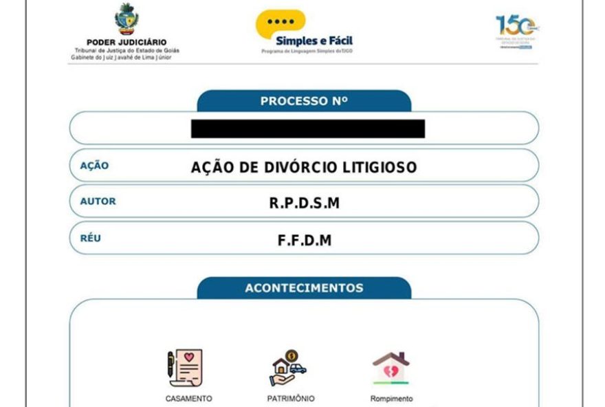 Projeto faz parte do programa de simplificação dos termos jurídicos que recebeu o nome 