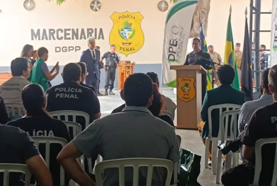 Artigos serão aproveitados pela Seção Industrial do Complexo Prisional, em Aparecida de Goiânia (Foto: Polícia Penal)