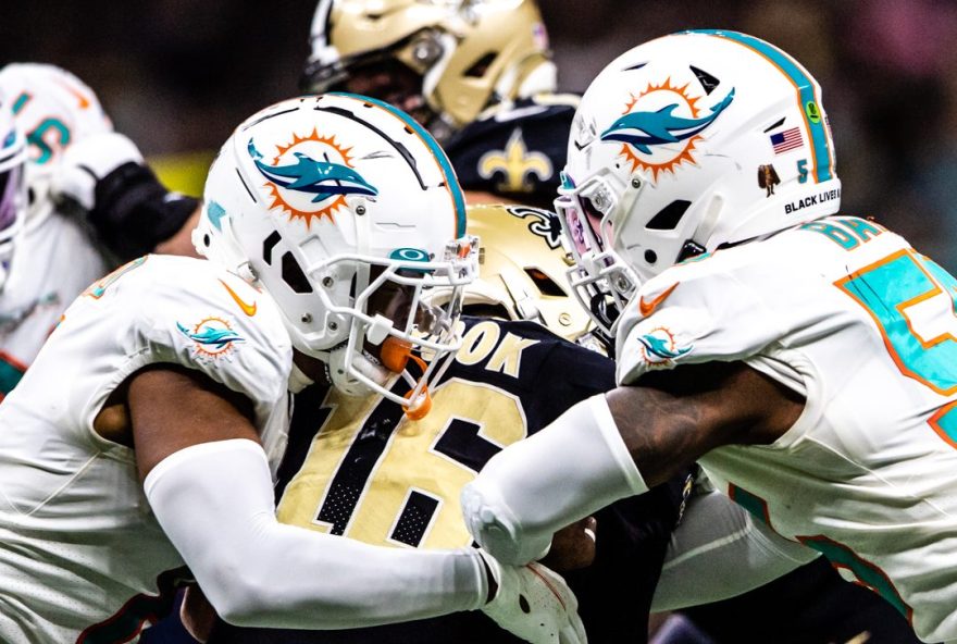 Saints x Dolphins pela NFL