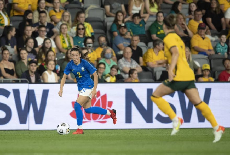 Seleção Feminina Amistoso contra a Austrália