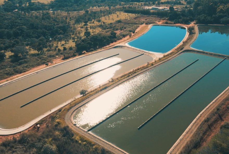 Estações de Tratamento de Esgoto, em Goiânia e Pirenópolis: Governo de Goiás quer que 90% da população tenha acesso à coleta e tratamento de esgoto até 2033 (Foto: Secom)