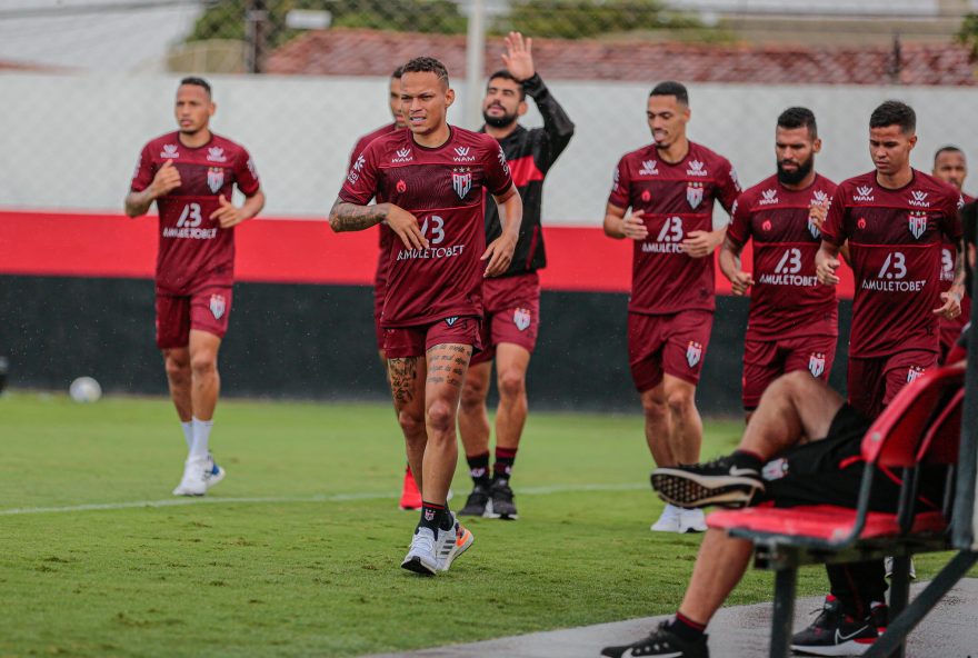 Treinamento do Atlético-GO para jogo com a Chapecoense