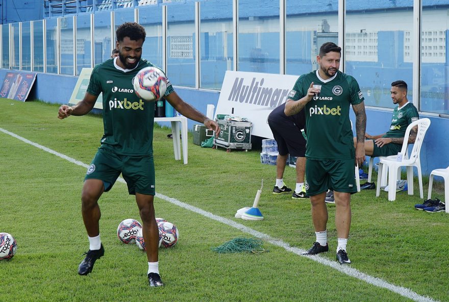 Treino do Goiás em Belém do Pará