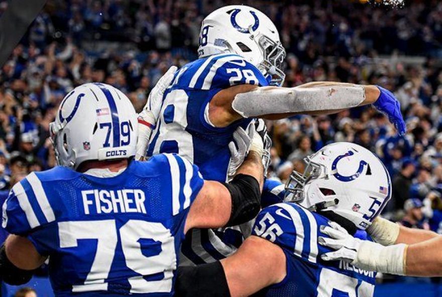 Vitória dos Colts sobre os Patriots na NFL