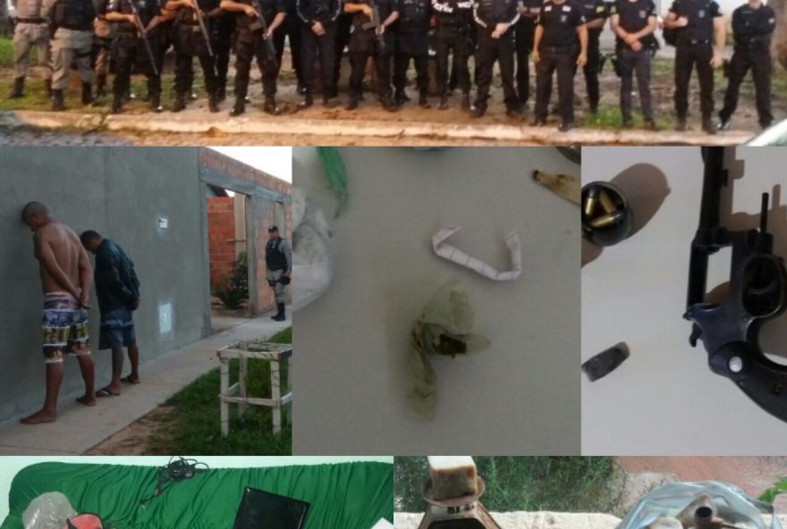 Montagem: Polícia Militar.