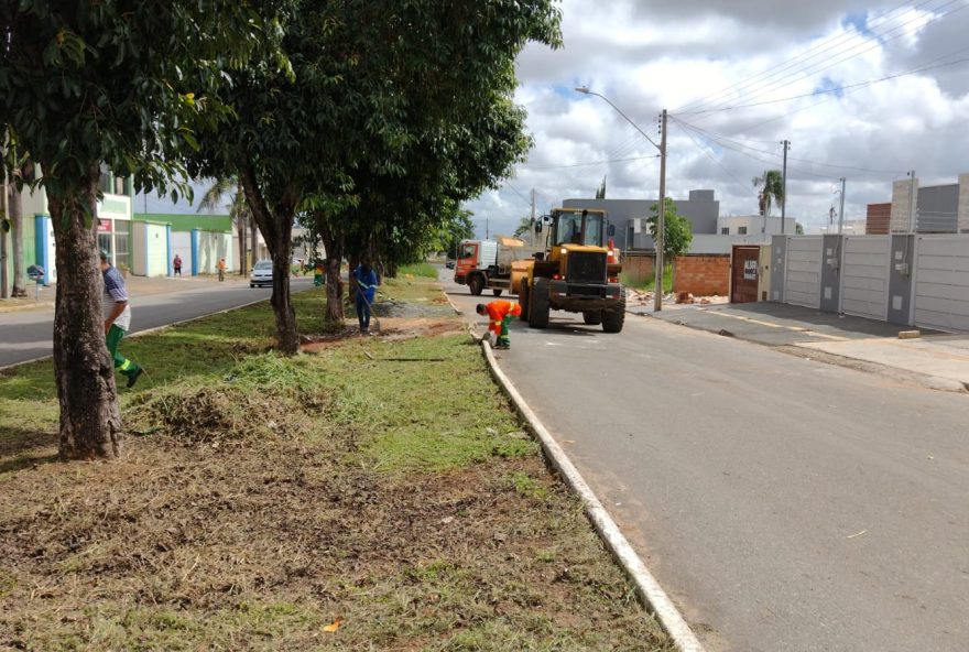 COMURG limpando e roçando as ilhas / Foto: Arquivo pessoal