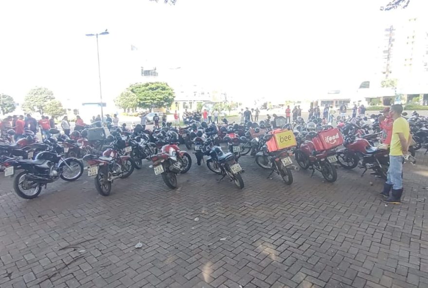 Os motociclistas andaram pelas ruas de Anápolis cobrando justiça / Foto: Reprodução