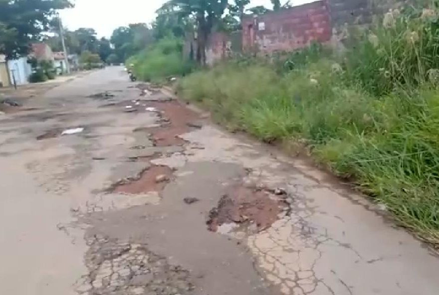 Precariedade do bairro preocupa os moradores / Foto: Arquivo pessoal