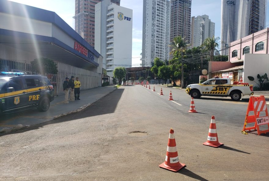 Trânsito muda no Marista para inauguração da PRF (Foto: Prefeitura de Goiânia / Divulgação)