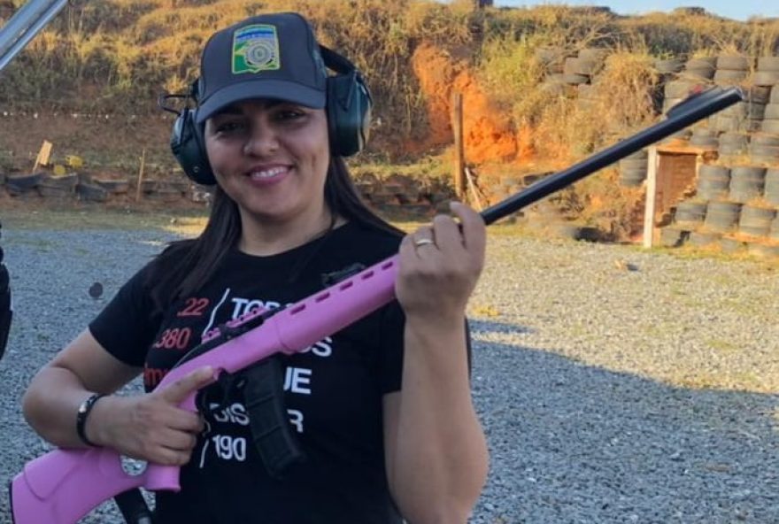 Segurança pessoal ainda é maior atrativo do público feminino no tiro esportivo, embora a liberação de estresse também figure no topo da lista delas. (Foto: Arquivo Pessoal)