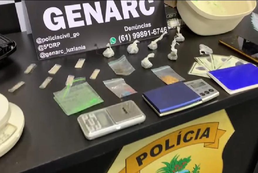 Drogas estavam prontas para serem comercializadas. (Foto: Reprodução/Polícia Civil)