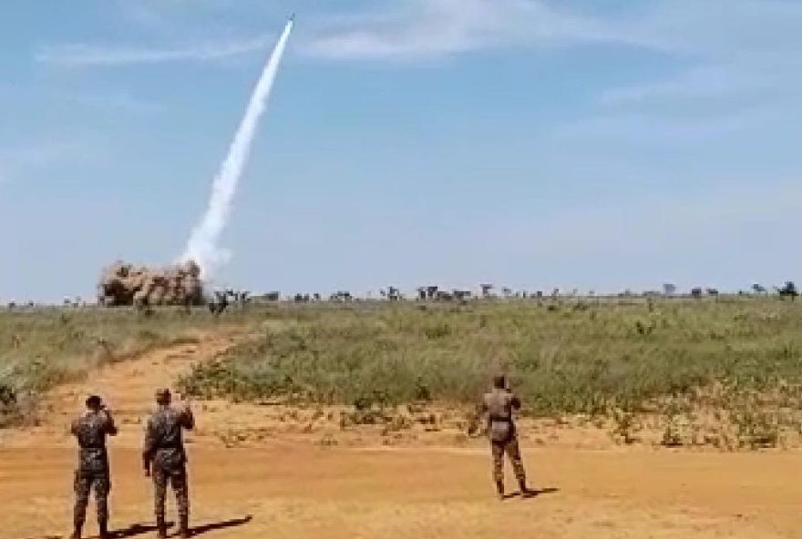 Foguete tinha baixo pode de destruição. (Foto: Reprodução)