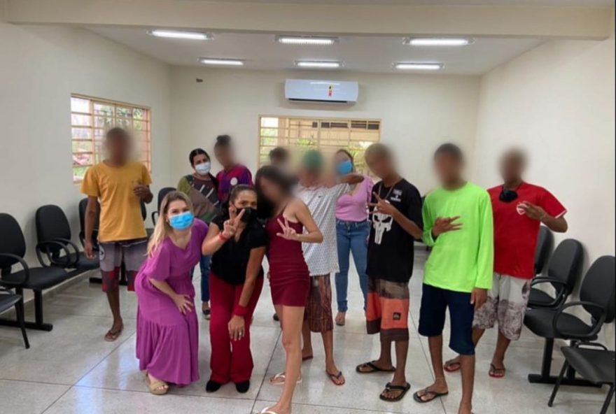 Maior parte dos adolescentes atendidos têm entre 14 e 16 anos. (Foto: Naiara Rodrigues Santos)