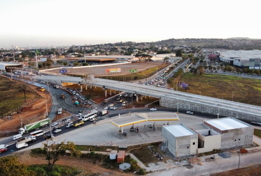 Viaduto Iris Rezende Machado será inaugurado, nesta quinta-feira (09). (Foto: Divulgação Secom)