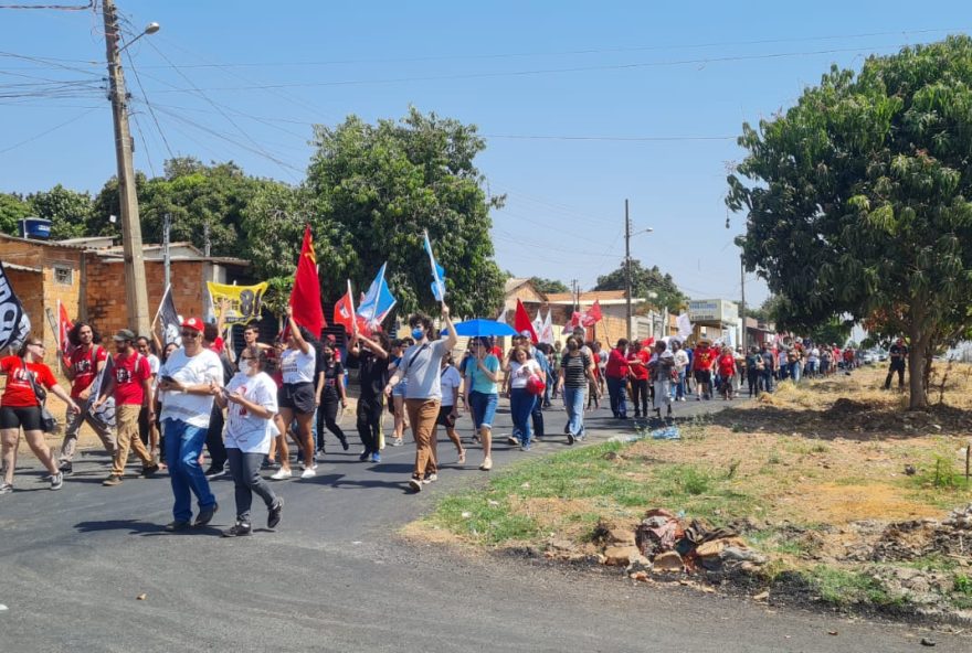 Em Aparecida de Goiânia, manifestação “Grito dos Excluídos e Excluídas” reúne grupos religiosos e movimentos sociais (Foto: Divulgação/ organizadores)