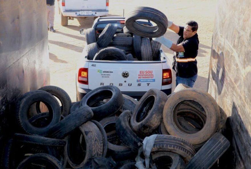 30 profissionais da Vigilância Ambiental estarão envolvidos nesta mobilização e com 9 veículos disponibilizados, dentre eles, caminhões e caminhonetes (Divulgação/Prefeitura de Aparecida)