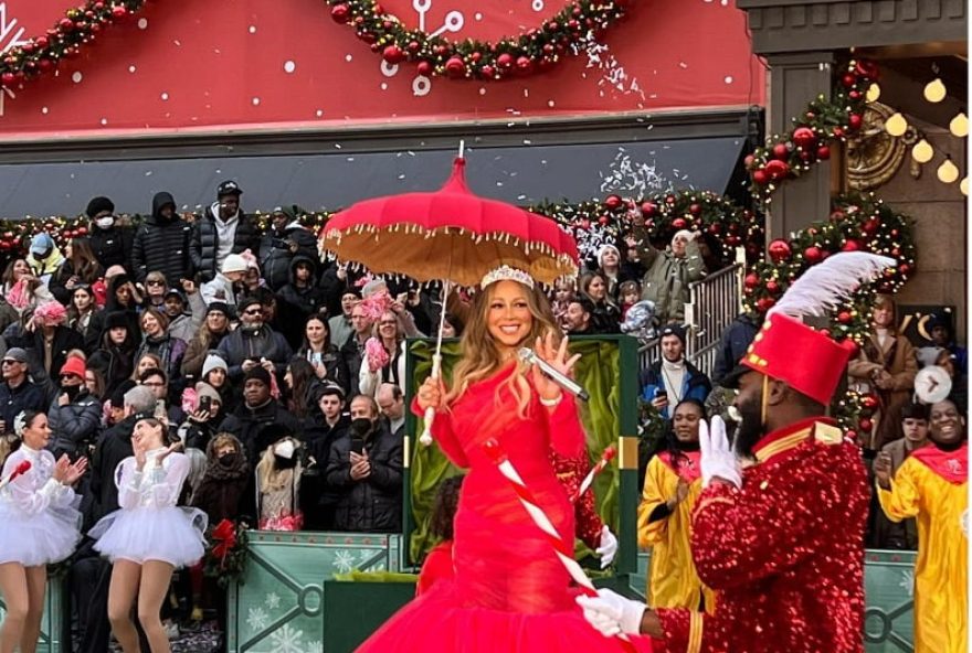 Mariah Carey em clima de natal