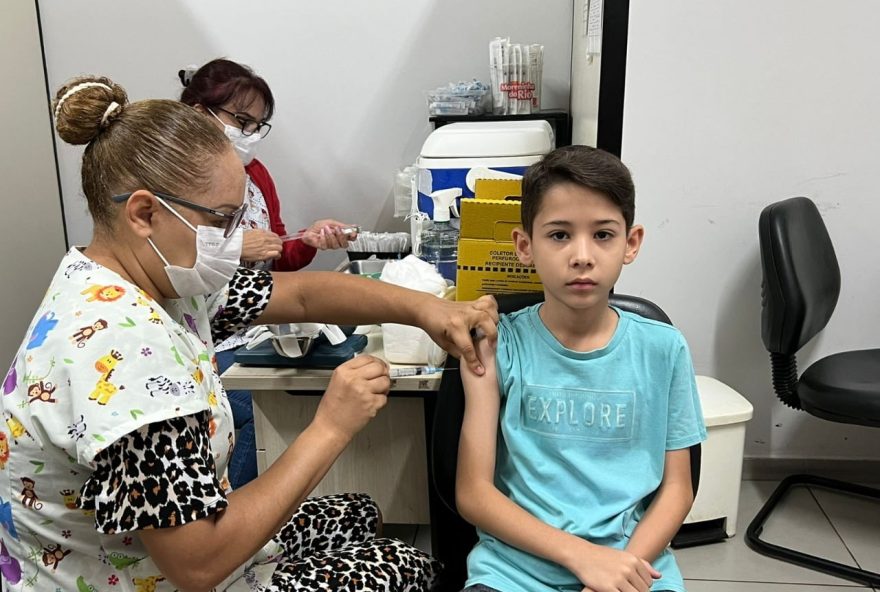 Goiânia retoma vacinação contra Covid-19 em crianças nesta sexta-feira, 3