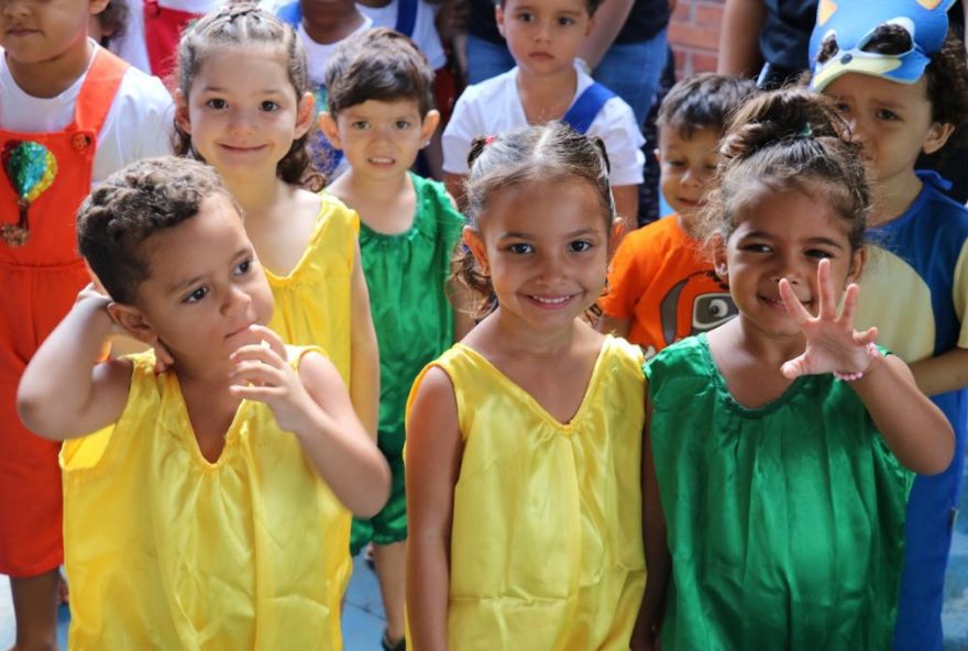 Rede municipal de Educação inicia ano letivo com 115 mil estudantes, 6 mil a mais do que em 2022: evento que marcou a volta às aulas foi realizado no Cmei Goiânia Viva, na manhã desta quarta-feira (18/01)
(Foto: SME)