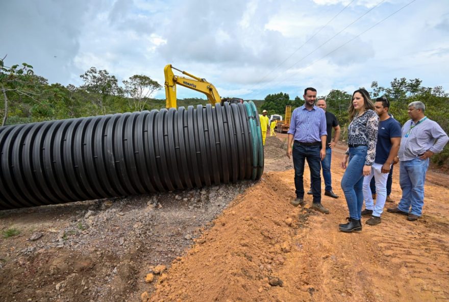 Governo de Goiás executa bueiros em tempo recorde