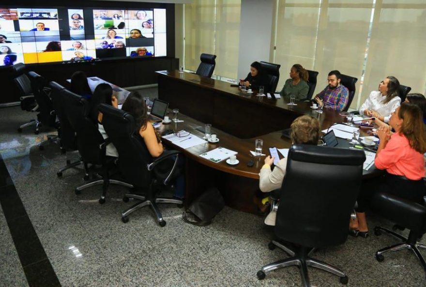 Primeira-dama Gracinha Caiado apresenta ações programadas para 2023. (Reprodução/Wesley Costa)