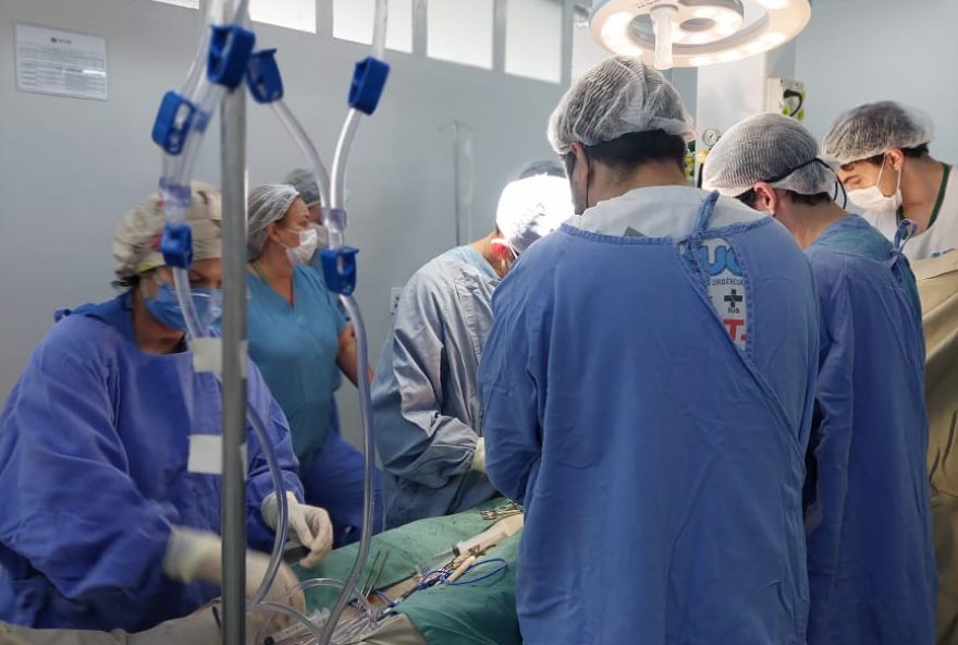 Captação de órgãos realizada no Hospital de Urgências de Goiás Dr. Valdemiro Cruz (Hugo) beneficiará pacientes de Goiás, Distrito Federal e São Paulo
(foto: Divulgação Hugo)