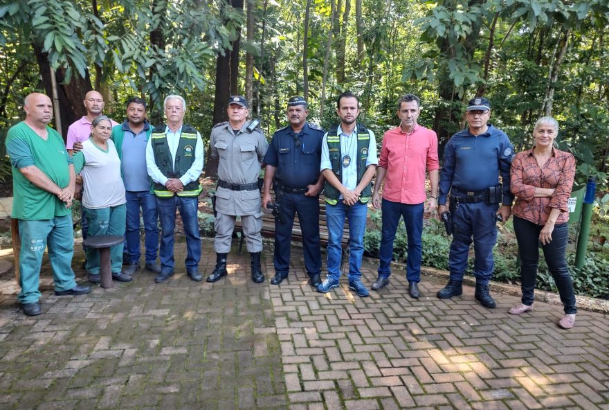 mma e forças de segurança realizam ação de limpeza e combate a crimes no Bosque dos Buritis, nesta quarta-feira