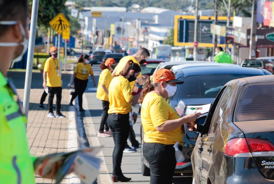 Ação educativa Detran-GO, maio amarelo