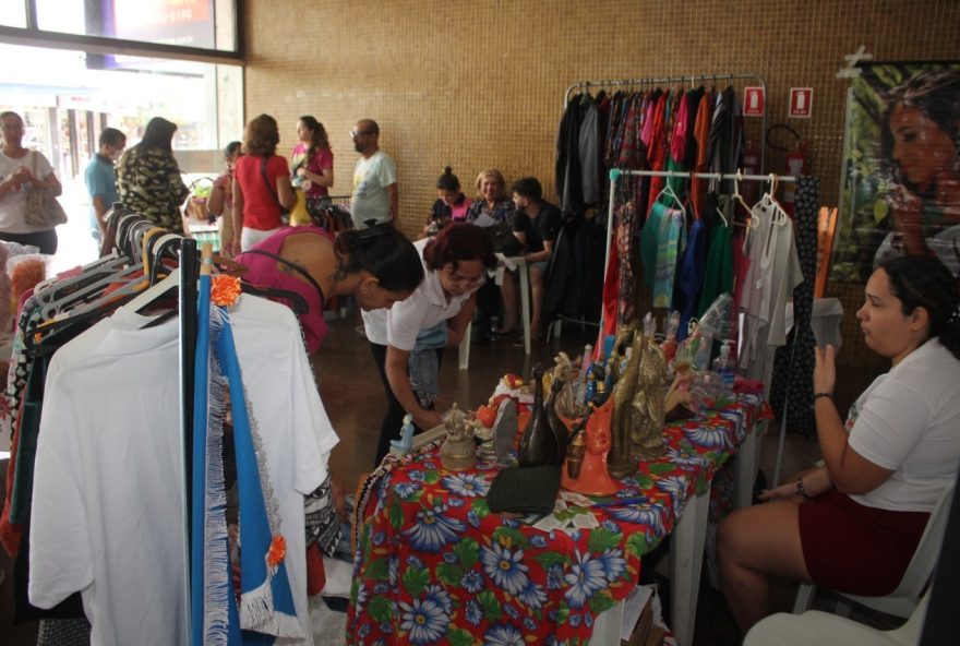 Feira da Solidariedade é realizada no Centro Cultural Octo Marques, em Goiânia
(Fotos: Secult)