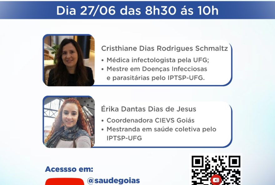 Webinar tem o objetivo de sensibilizar profissionais da saúde e da educação quanto a notificação e adoção de medidas para evitar surtos da Síndrome Mão-Pé-Boca
(Foto: Reprodução)