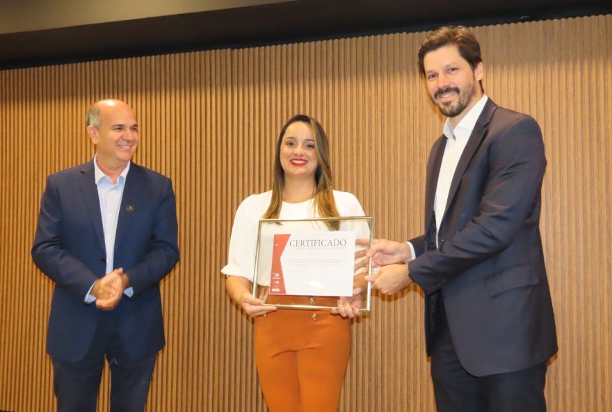 Daniel Vilela acompanha entrega de certificação de Qualidade Técnica da Rede Hemo, em Goiânia
(Foto: Jota Eurípedes)