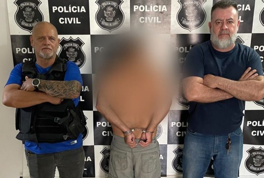 Suspeito é preso e aguarda audiência de custódia 
(Foto: Reprodução/ Polícia Civil)