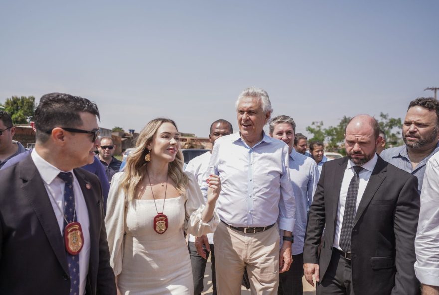 Ronaldo Caiado diz que sede nova em Águas Lindas é mais uma sinalização de que o governo não poupa recursos nem esforços para um combate rígido ao feminicídio e outras formas de violência contra a mulher
(Fotos: Hegon Correa)