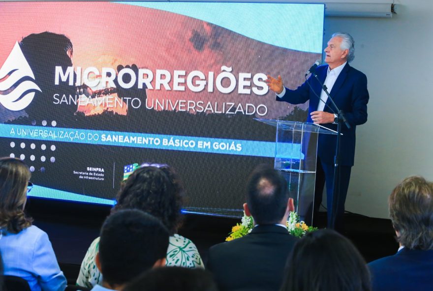 Ronaldo Caiado destaca importância das Microrregiões de Saneamento Básico: “É uma etapa vencida e superada daquilo que era tido como impossível de ser resolvido em Goiás”
(Fotos: Wesley Costa)