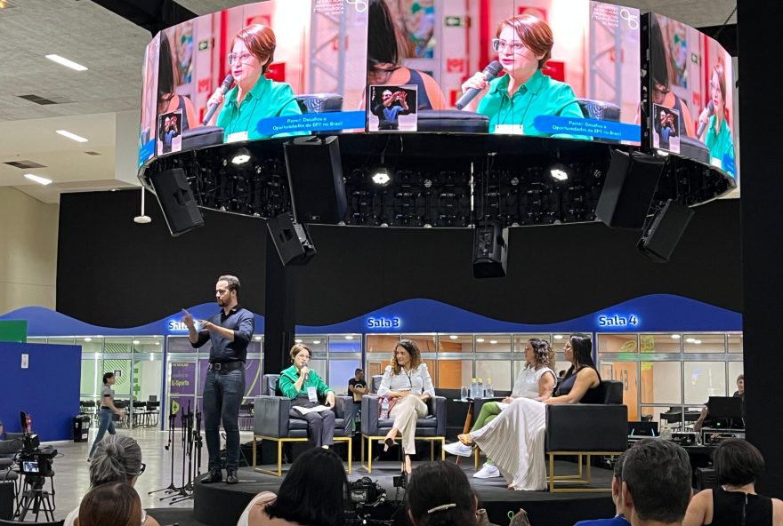 Especialistas debatem o futuro da educação profissional em Goiás. (Foto: Reprodução/Secti)