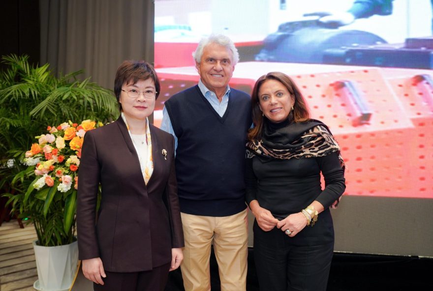 Inspiração: governador Ronaldo Caiado conhece metrópole chinesa que está sendo construída com ciência e tecnologia avançadas. (Foto: Junior Guimarães)