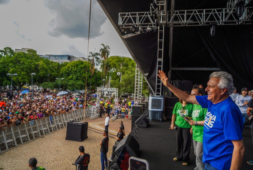 Governador Ronaldo Caiado participa da Marcha para Jesus 2023 na Praça Cívica, (Fotos: Hegon Correa)