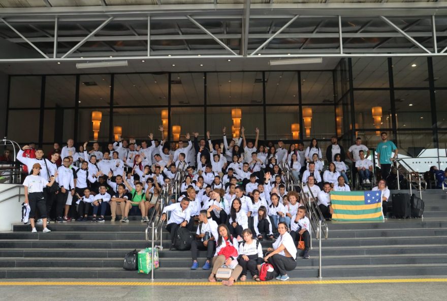 Delegação recorde de atletas goianos em São Paulo para mais uma edição das Paralimpíadas Escolares. (Fotos: Igor Pereira)