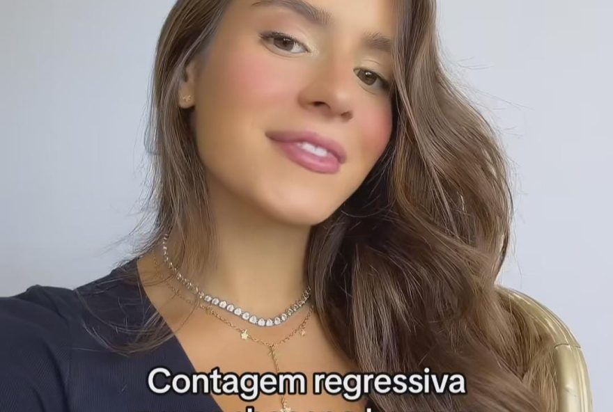 Ana Nóbrega Gonzaga compartilhou em seu perfil oficial no Instagram a contagem regressiva para conhecer o homem de sua vida. Foto: Instagram