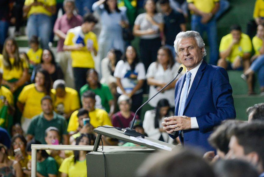 Ronaldo Caiado destaca pioneirismo de Luziânia e sua contribuição para o desenvolvimento do Entorno do DF. (Fotos: Lucas Diener)