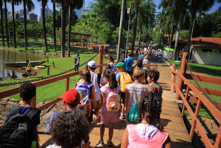 Parque Mutirama e Zoológico de Goiânia são opções de lazer nas férias escolares: espaços ocupam lugar cativo no coração dos goianienses, de todas as idades (Foto: Secom)