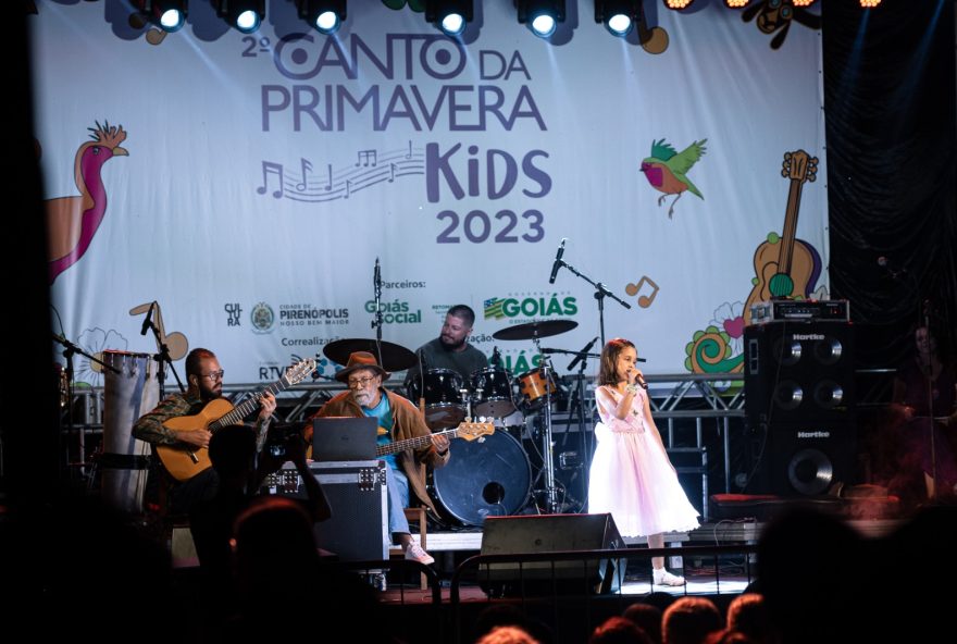 Jaraguá entra no roteiro do Canto da Primavera Kids de 2024. São duas categorias, uma de 04 a 08 anos e outra de 09 a 14 anos. (Fotos: Divulgação/TeNpo)