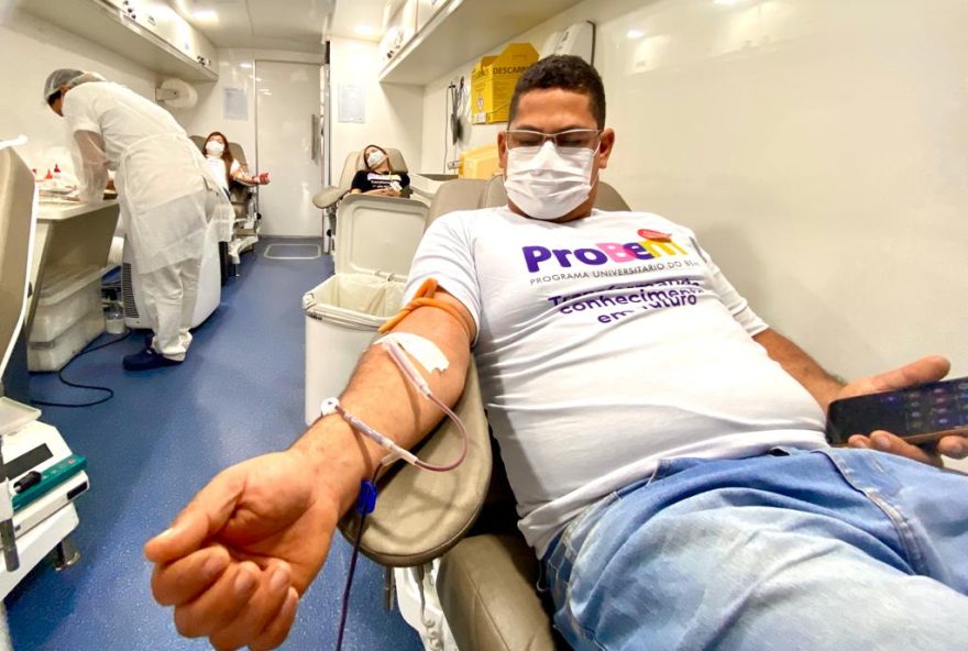 Darlei Aparecido é um dos 80 mil pacientes beneficiados com as doações voluntárias de sangue realizadas por bolsistas do ProBem, por meio do Banco de Oportunidades. (Foto: Marianna Moreira)